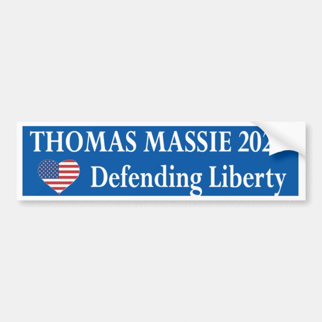 Thomas Massie 2028  Bumper Sticker (Front)