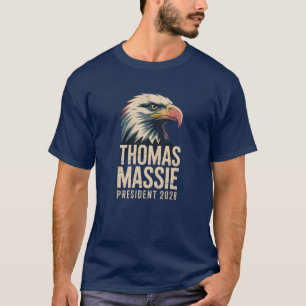 Thomas Massie For President 2028 Libertarian T-Shirt