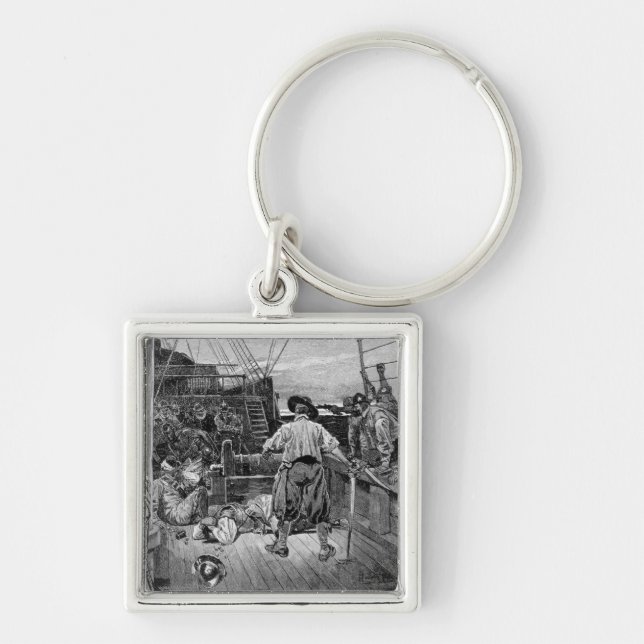 Thomas Moon began to Lay about him with his Keychain (Front)