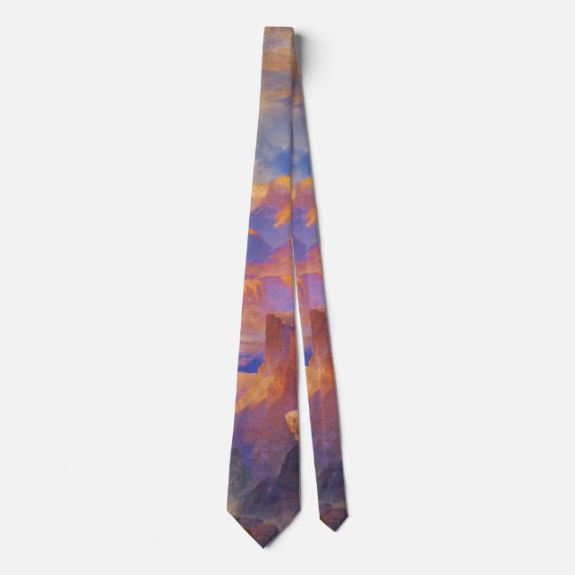 Thomas Moran art, Grand Canyon with Rainbow Tie (Front)