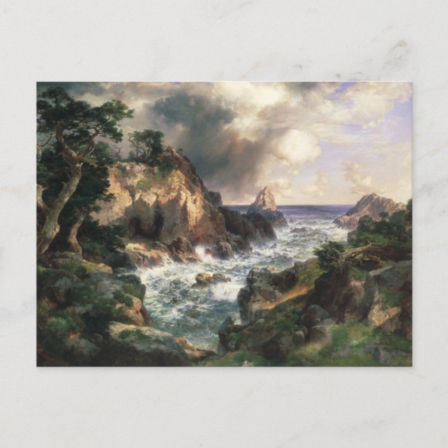 Thomas Moran - Point Lobos, Monterey, California Postcard (Front)