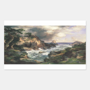 Thomas Moran - Point Lobos, Monterey, California Sticker
