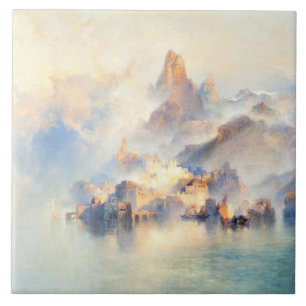 Thomas Moran - The Dream City Tile