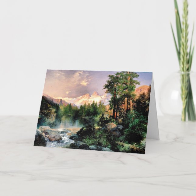Thomas Moran - Three Tetons Card (Front)