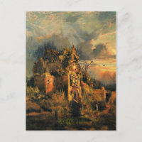 Thomas Moran's painting, The Haunted House,