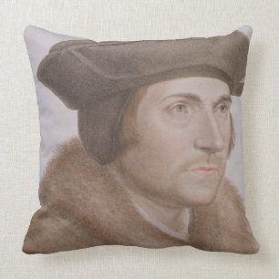 Thomas More, Lord Chancellor (1478-1535) engraved Throw Pillow