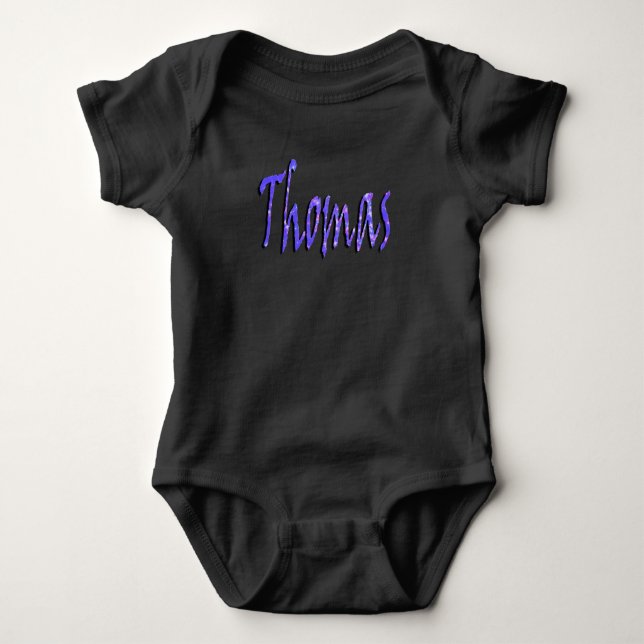 Thomas, Nom, Logo, Body bébé (Devant)