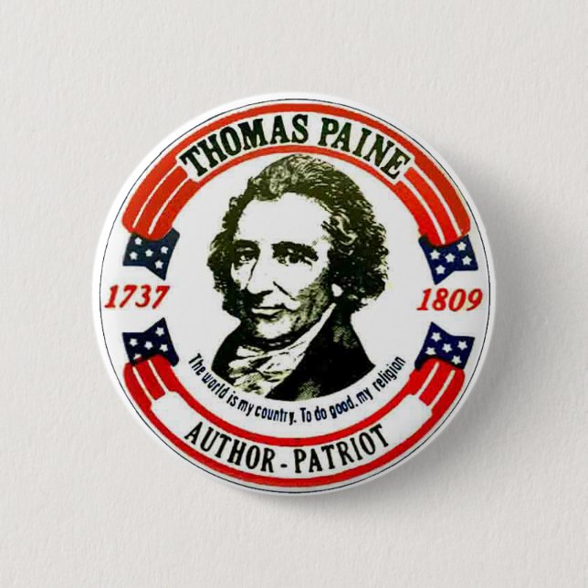 Thomas Paine - Button (Front)