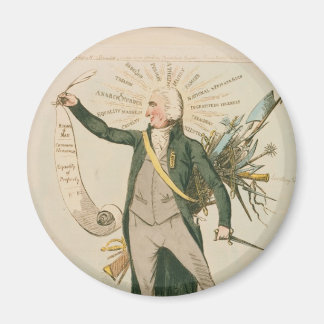 Thomas Paine Political Cartoon Magnet