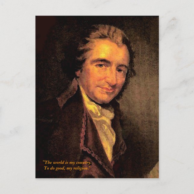 Thomas Paine - Postcard (Front)