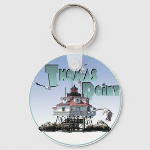 Thomas Point Lighthouse Keychain