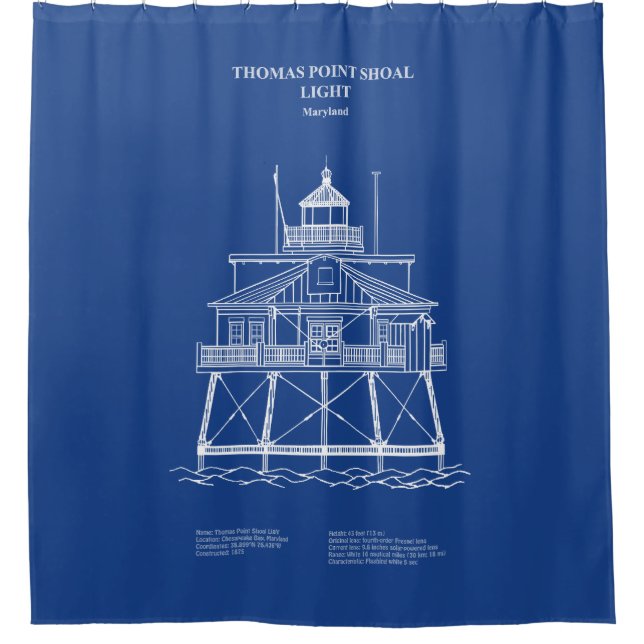 Thomas Point Shoal Lighthouse - Maryland - AD (Front)