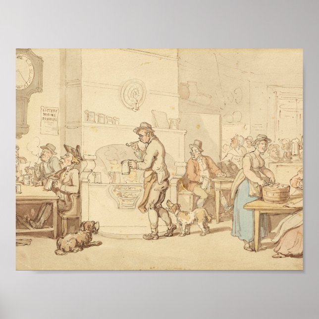 Thomas Rowlandson - Interior of an Inn Poster (Front)