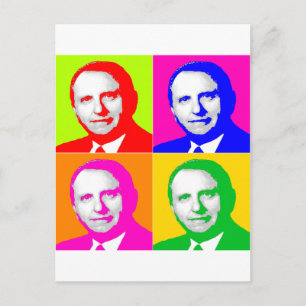 Thomas S. Monson Pop Art Postcard
