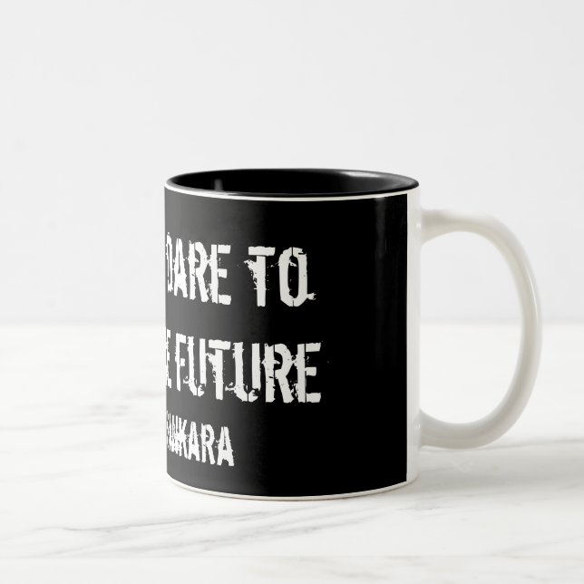 Thomas Sankara Black/White/Red Mug (Right)
