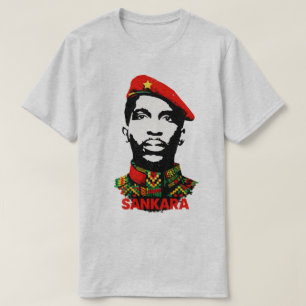 Thomas Sankara Pan-African Revolutionary Kente  T-Shirt