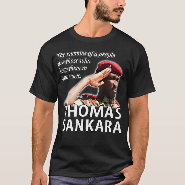 Thomas Sankara The Enemies of the People Premium  T-Shirt (Front)
