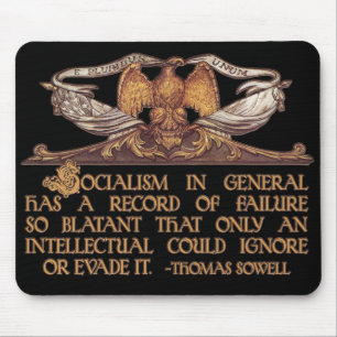 Thomas Sowell Quote on Socialism Mouse Pad