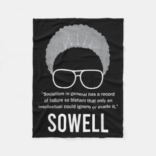 Thomas Sowell Socialism Quote Black History Month Fleece Blanket