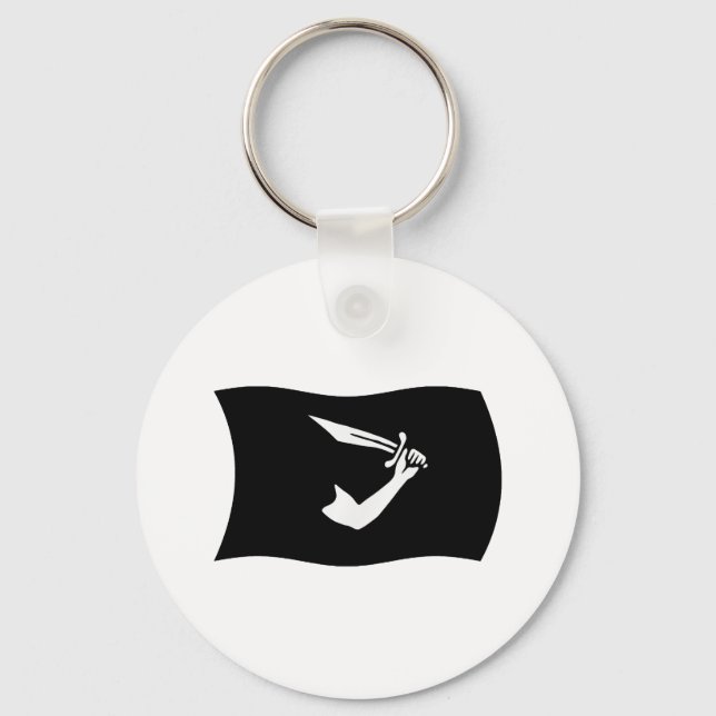 Thomas Tew Flag Keychain (Front)