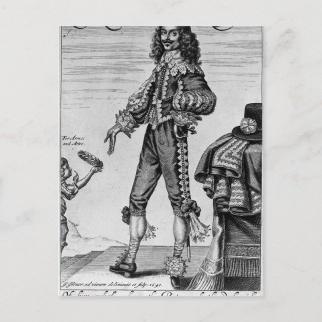Thomas Urquhart, 1641 Postcard (Front)