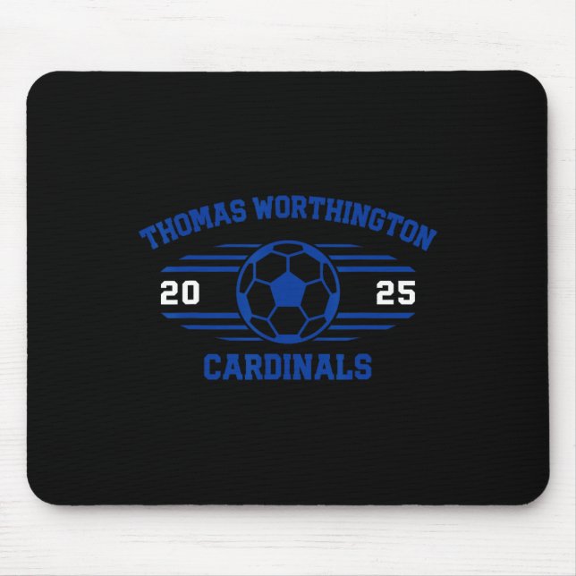 Thomas Worthington Cardinals Soccer Ll 2025  Mouse Pad (Front)