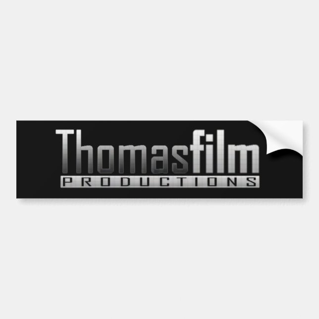 Thomasfilm bumper sticker (Front)