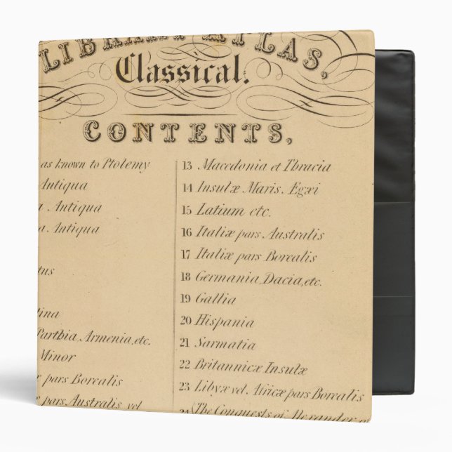Thomas's Library Atlas Binder (Front/Inside)