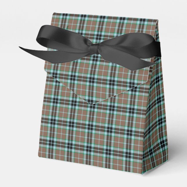 Thompson Clan Hunting Tartan Favor Box (Front Side)