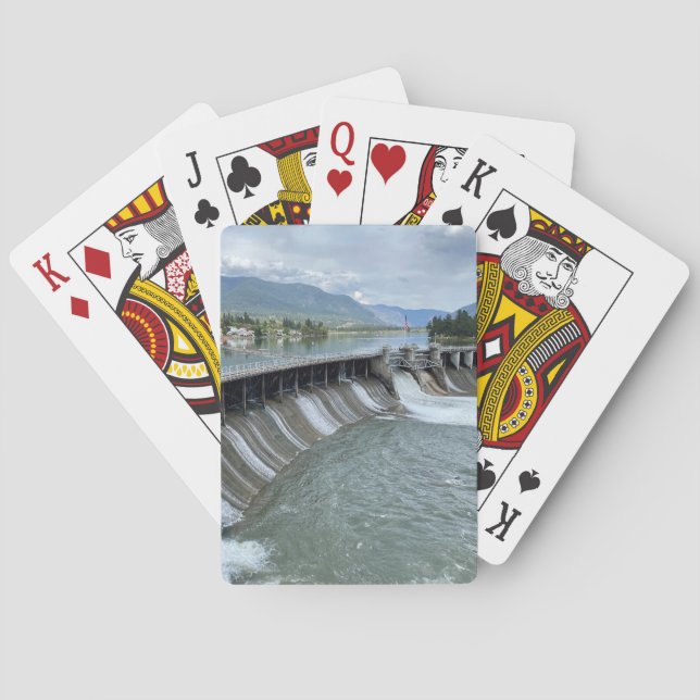 Thompson Falls Dam Playing Cards (Back)