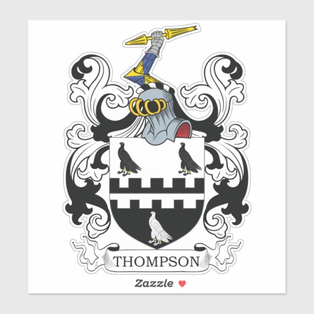 Thompson Family Crest (Sheet)
