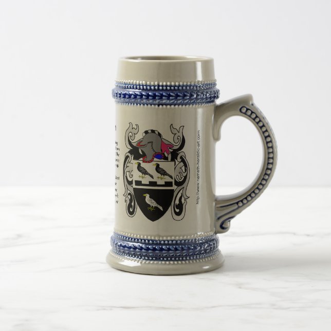 Thompson Family Crest Stein (Right)