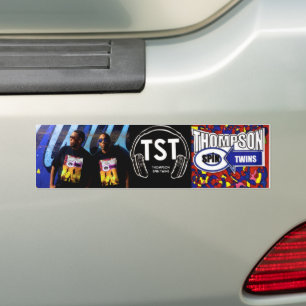 THOMPSON SPIN TWINS Bumper Sticker