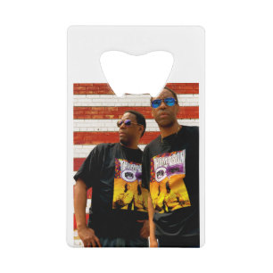 THOMPSON SPIN TWINS ( OFFICIAL MERCHANDISE) TOUR CREDIT CARD BOTTLE OPENER