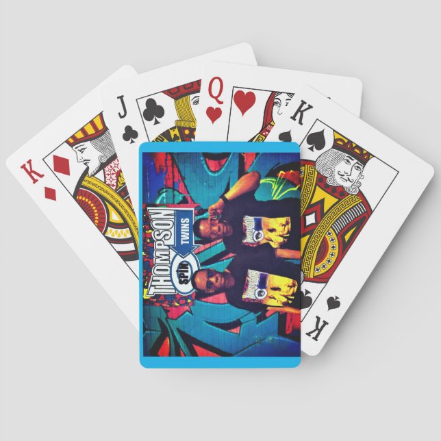 THOMPSON SPIN TWINS Playing Cards (Back)