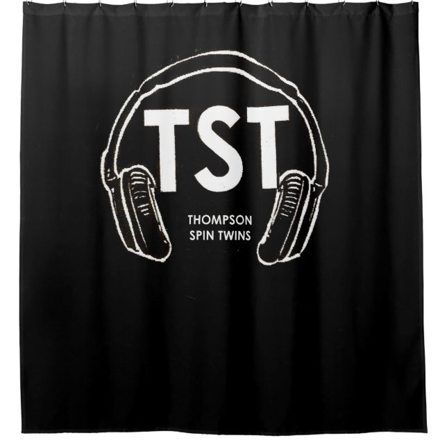 THOMPSON SPIN TWINS Shower Curtain (Front)