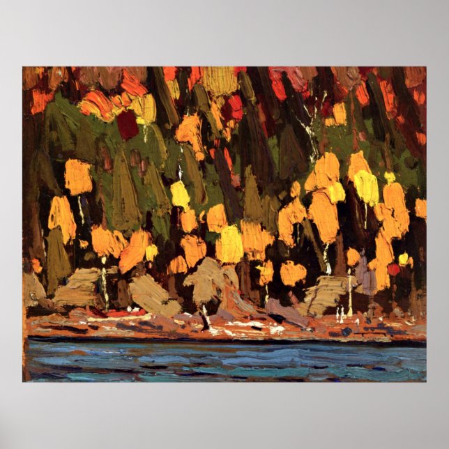 Thomson - Birches and Cedars Poster (Front)