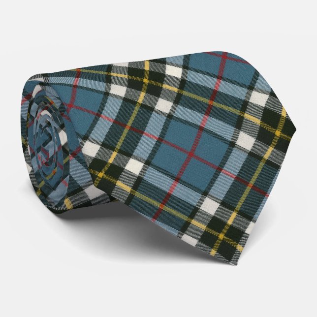 Thomson Blue Original Scottish Tartan Tie (Rolled)
