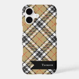 Thomson Camel Tartan Plaid Motif de la mode famili