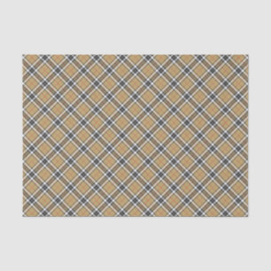 Thomson Camel Tartan Plaid Pattern Family Fashion Tissue Paper