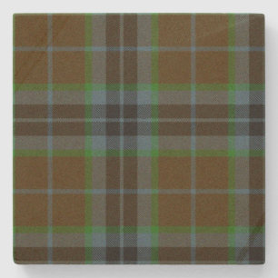 Thomson Clan Tartan Plaid Stone Coaster