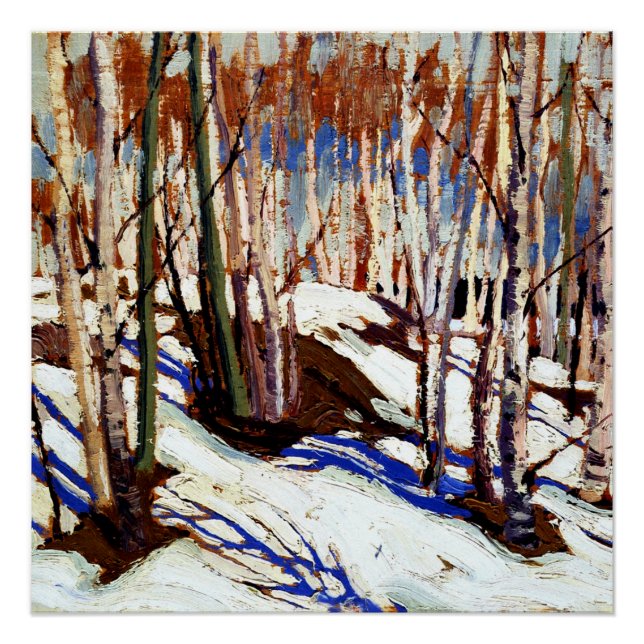 Thomson - Early Spring, Canoe Lake, Poster (Front)