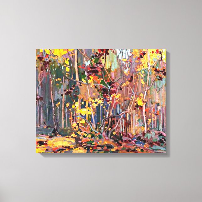Thomson - Maple Saplings Canvas Print (Front)