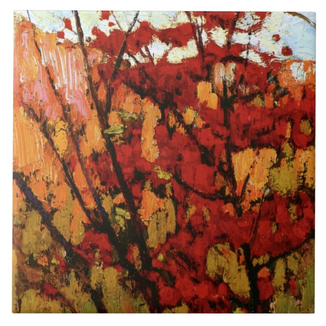 Thomson - Soft Maple in Autumn Tile (Front)