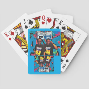 THOMSON SPIN TWINS. Ping Pong Paddle Playing Cards