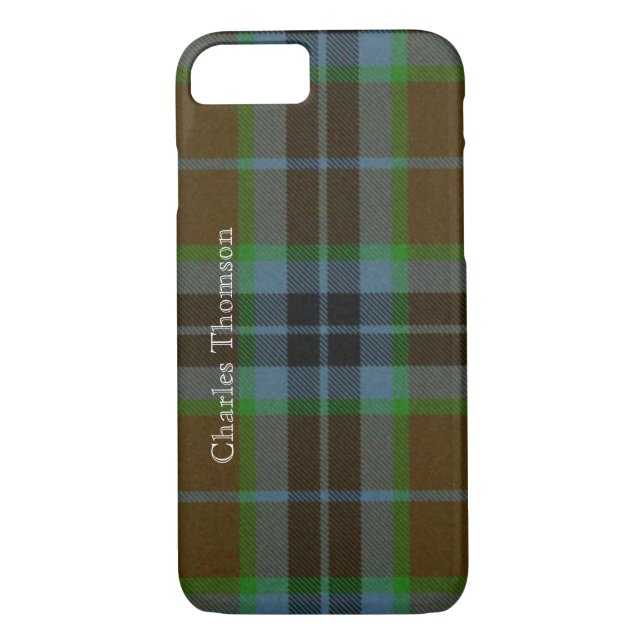 Thomson Tartan Plaid iPhone 7 Case (Back)