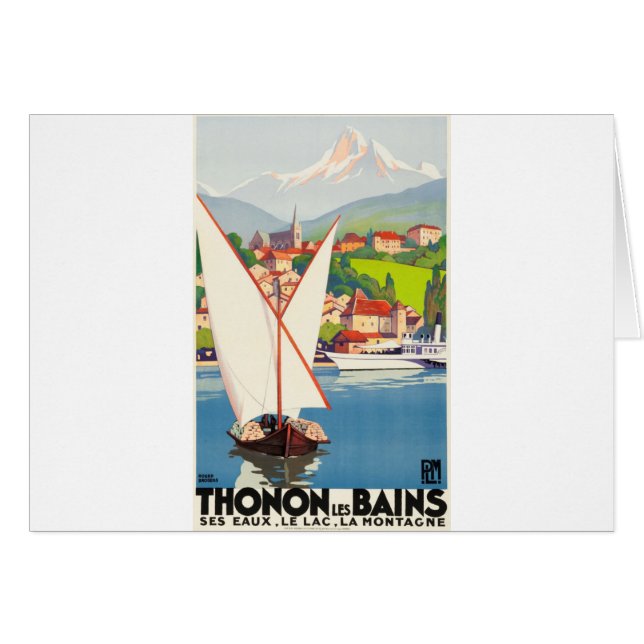 Thonon Les Bains French Travel Europe (Front Horizontal)