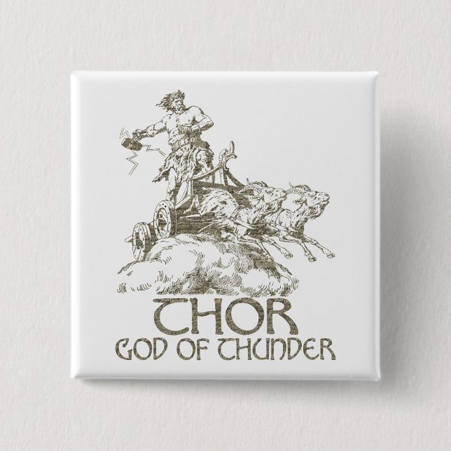 Thor 2 Inch Square Button (Front)