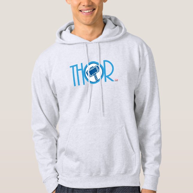 Thor Art Deco Name Hoodie (Front)