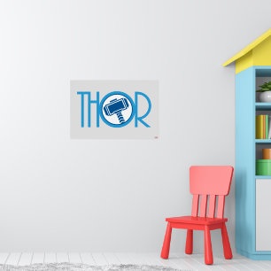 Thor Art Deco Name Poster